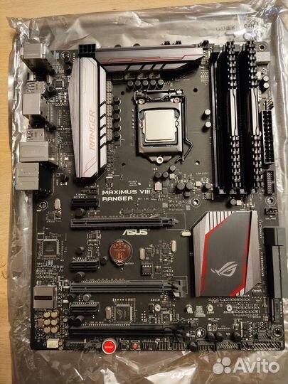 Комплект asus maximus viii ranger,i7-6700k,16Gb D4