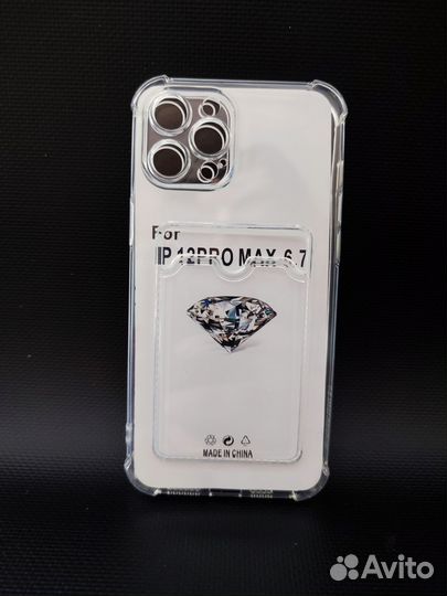 Чехол на айфон силиконовый, прозрачный