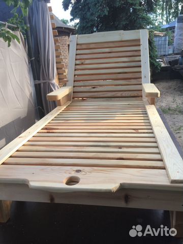 Шезлонг для дачи