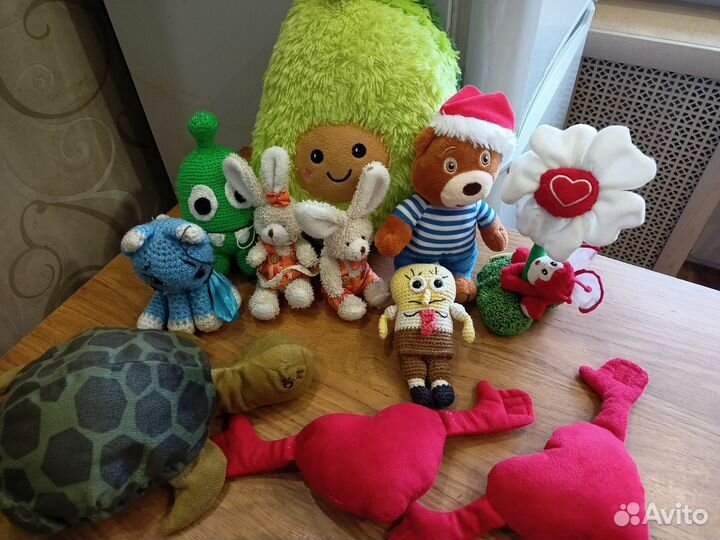Детские игрушки мягкие, вязанные,икеа