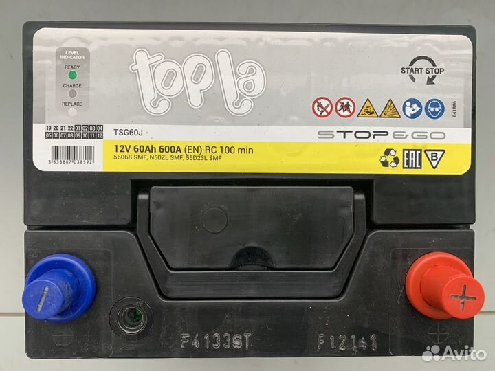 Акб 60Ач Топла Ефб