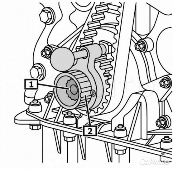 Фиксаторы Ауди.Фольксваген 1.4/1.6/2.0 TDI