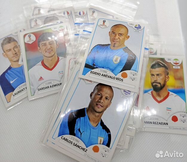 Наклейки Panini тематика футбол