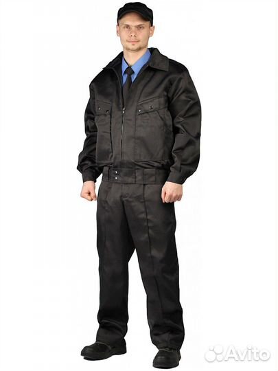 Костюм охранника синий