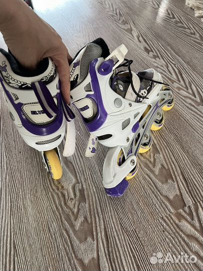 Роликовые коньки детские раздвижные