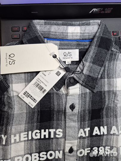 Рубашка Q/S by S.Oliver р.M (48) хлопок