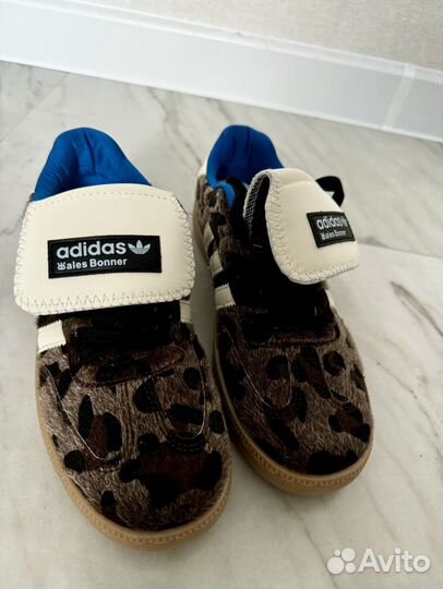 Кеды adidas samba Bonner леопардовые