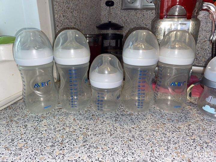 Бутылочки avent 125 и 260 мл