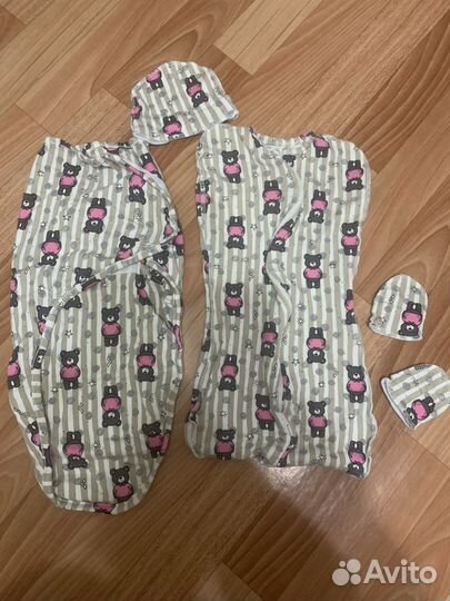 Пеленка кокон для новорожденного