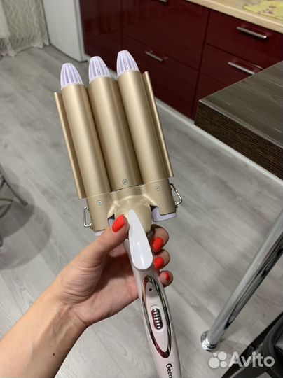 Тройная плойка для волос