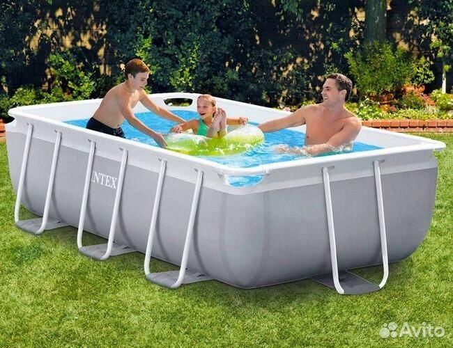 Бассейн каркасный с фильтром 300х175х80, арт.26784