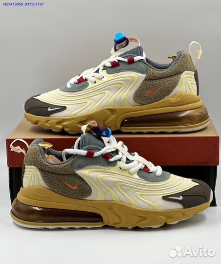 Кроссовки Nike Air Max 270 React Travis Scott (Арт.65887)