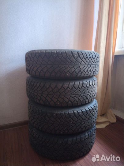 Колеса зимние шипованные в сборе R15 Rio Solaris