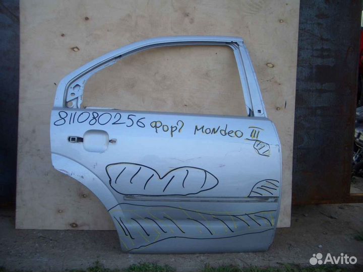 Дверь правая задняя Ford Mondeo 3 арт.811080256