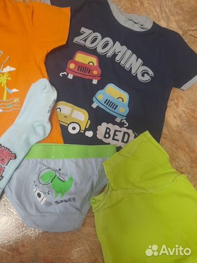 Пакет детских вещей для мальчика 92-98