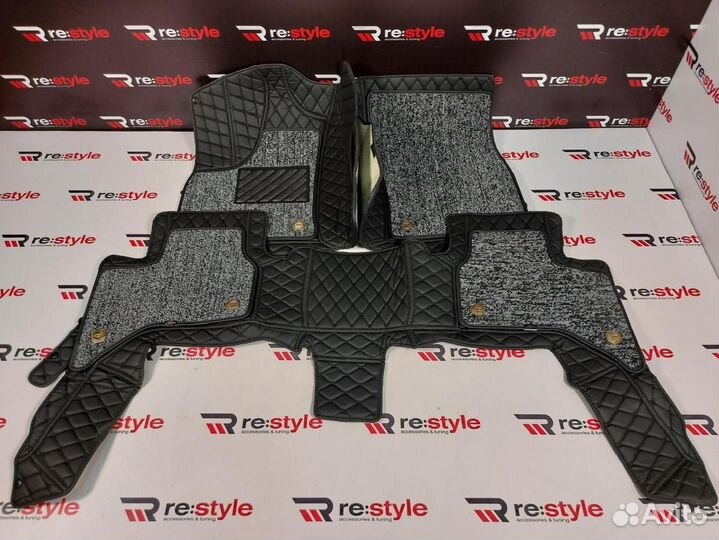 Ковры салона 3D Toyota Land Cruiser 300 N2430