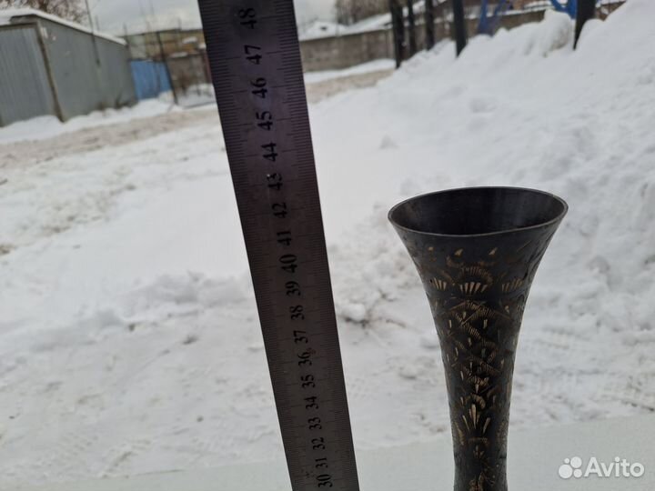 Латунные вазочки