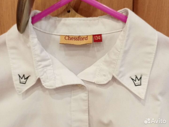 Рубашка школьная 134