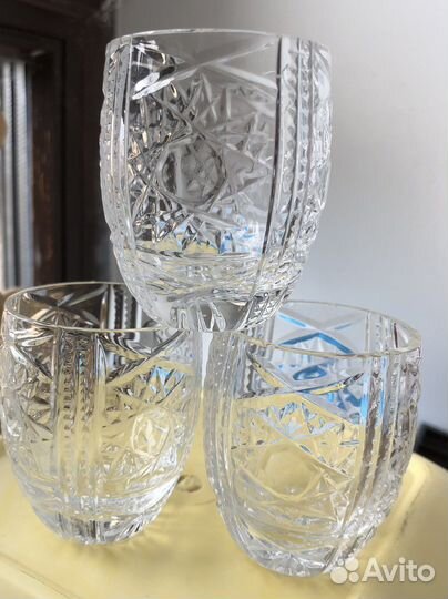 Стопки хрустальные СССР