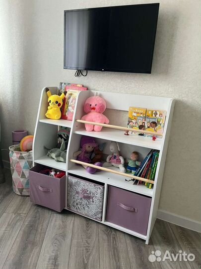 Стеллаж для игрушек и книг