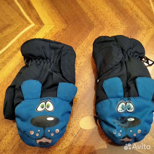 Краги зимние детские на 1-2 годика