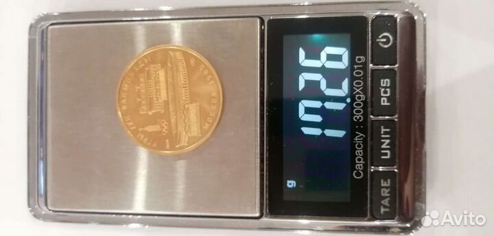 100 рублей олимпиада 1980г золото