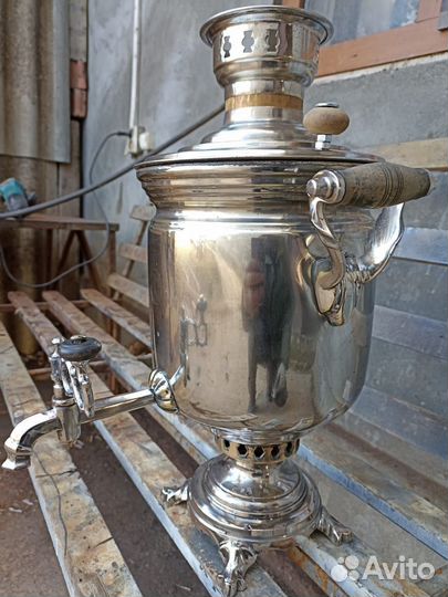 Самовар на дровах старинный