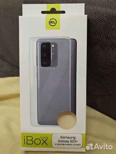 Прозрачный чехол для samsung galaxy S23+