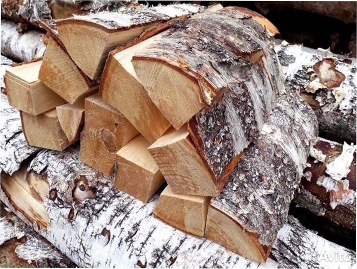 Дрова березовые, дрова ольховые, дрова колотые