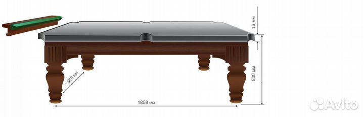 Бильярдный стол 7 футов американка