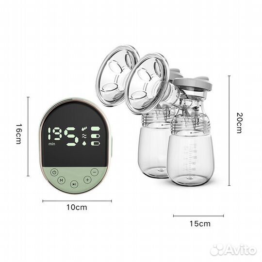 Молокоотсос электрический беспроводной с массажем