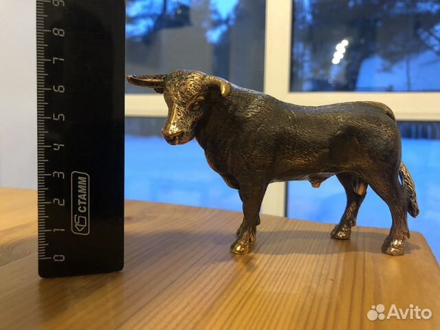 Фигурка статуэтка Бык. Телец Бронза