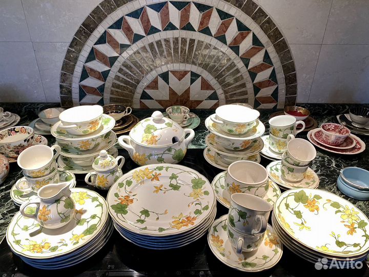 Сервиз чайный/столовый Geranium villeroy bosch