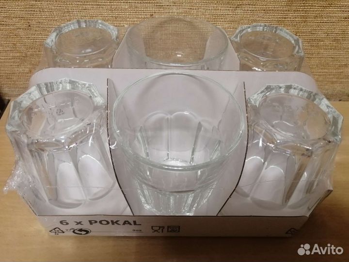 Стаканы икеа pokal