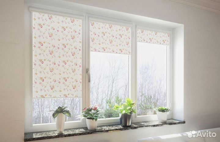 Рулонные шторы с направляющими