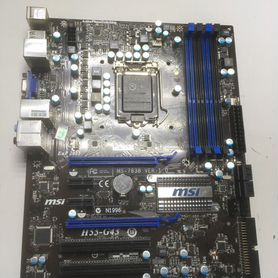 Материнская плата msi h55-g43 1156