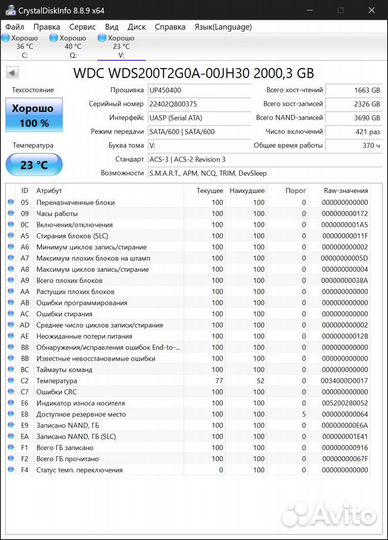 Ssd WD green 2tb