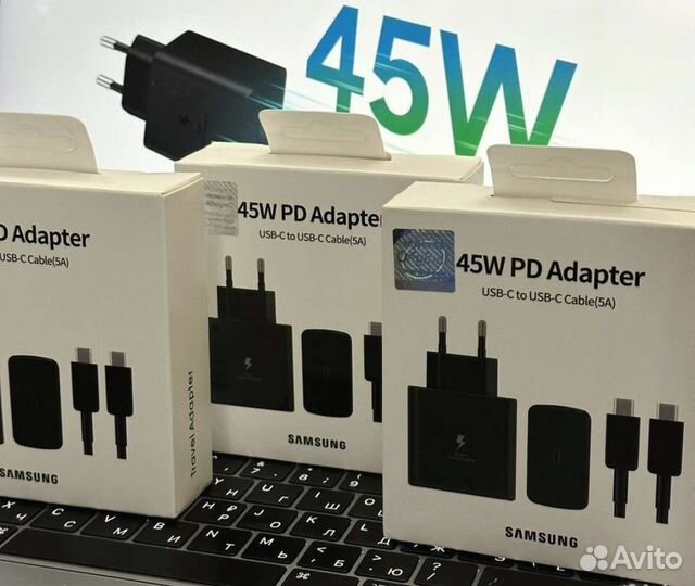 Комплект зарядки Samsung 45 w type -c