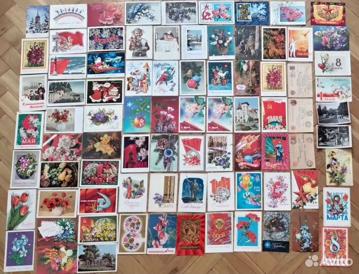 Открытки, конверты СССР 50-80 годы