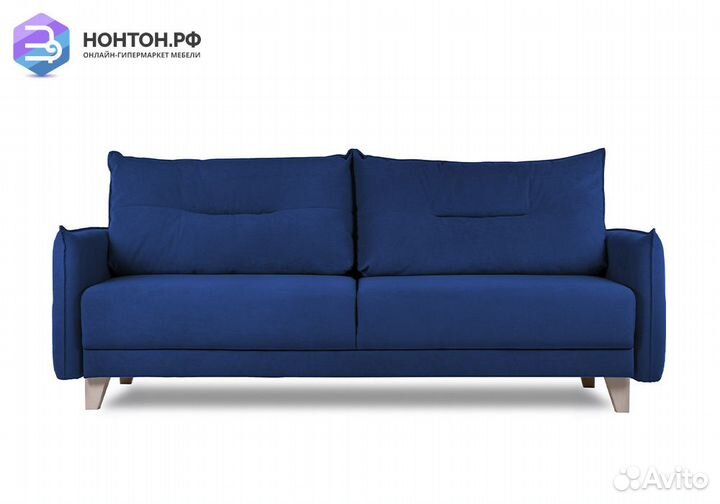 Диван пантограф Велс тёмно-синий