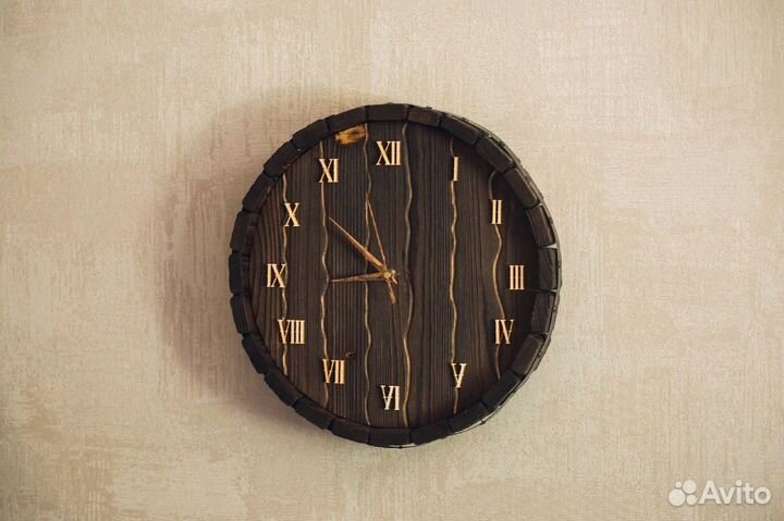 Часы настенные ручной работы