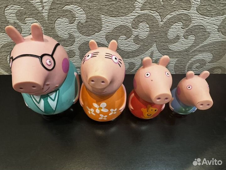 Игровой набор Peppa Pig Семья Пеппы 4 фигурки
