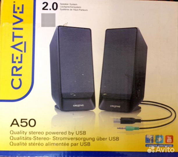 Компьютерные колонки 2.0