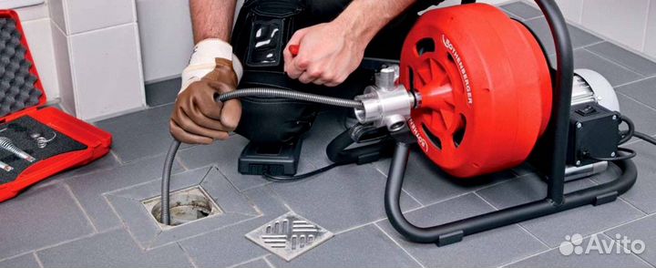 Прочистка канализации,устранение засоров