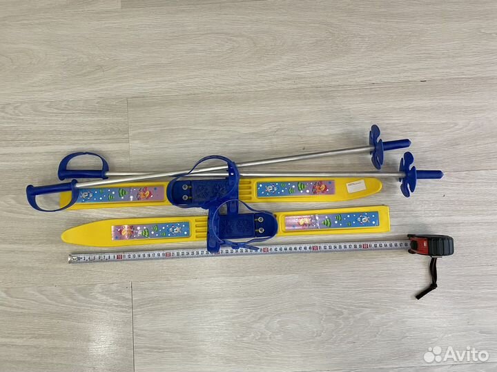 Лыжи детские на 3-4 года