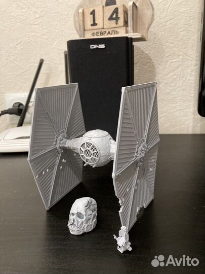 Диорама 3d интерцептор звездные войны