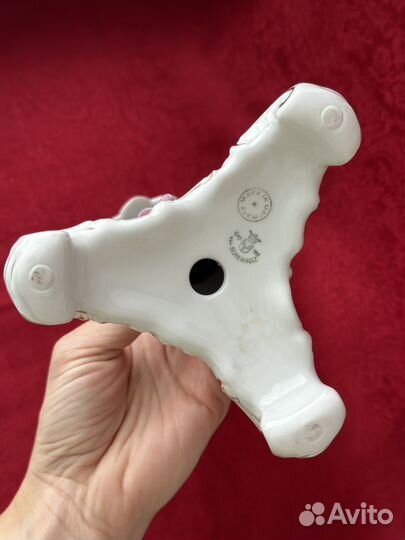 Антикварный подсвечник. Фарфор. Германия