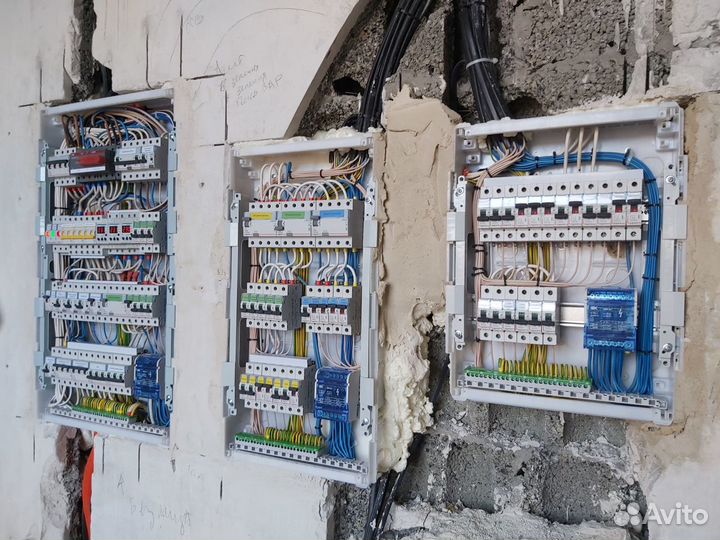 Электрик, услуги электрика, электромонтаж проводка