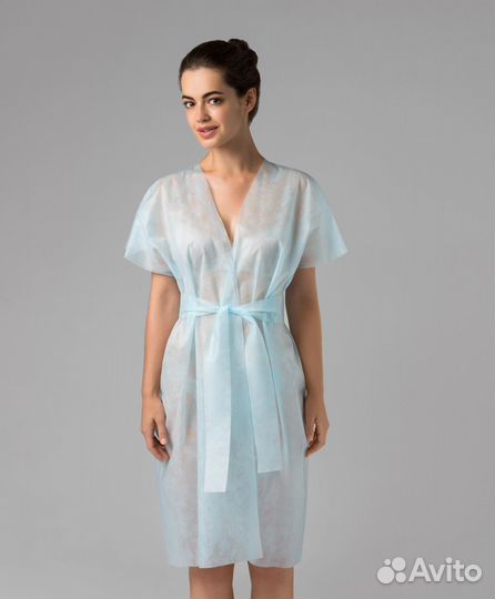 02-188 Халаты одноразовые универсальный 10шт sms