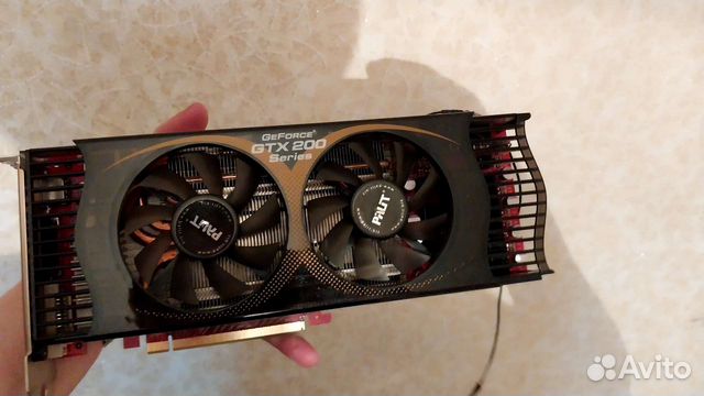 Видеокарта Geforce GTX 200 896мб